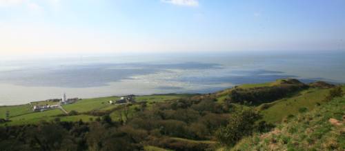 Beautiful views towards St. Catherine's Point