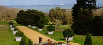 Manicured gardens of Osborne House