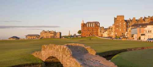 Walk past The Old Course at St Andrews; the 