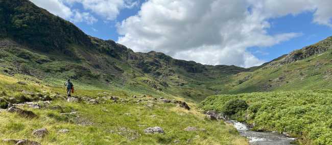 Coast to Coast Hike from Borrowdale to Grasmere