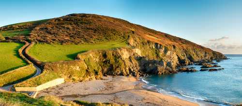 A panoramic view from the Southwest Coast Path | Helen Hotson