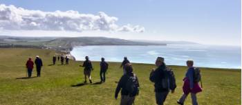 Coastal walking at Freshwater Bay, Isle of Wight | visitisleofwight.co.uk