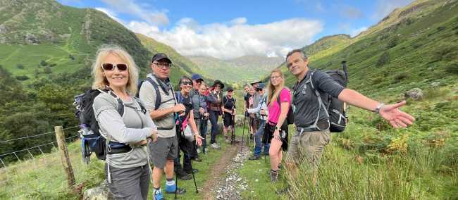 A happy group on the Coast to Coast | Fiona Marshall