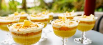 Lemon Swiss roll and amaretti trifle | Jonathan Vines