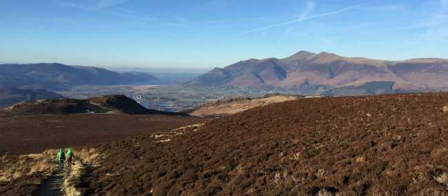 Keswick and Skiddaw from Bleaberry Fell in the Lake District | Fiona Marshall