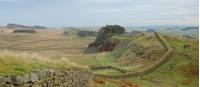 Highshield Crags, arguably the most scenic section of Hadrian's Wall Path