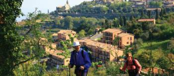 Walking out from Montalcino, Tuscany