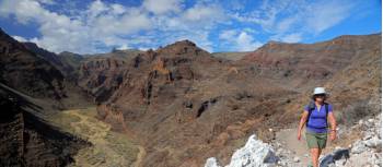 A hiker on her travels in La Gomera | John Millen