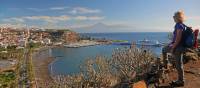 Overlooking San Sebastian harbour from the trail | John Millen